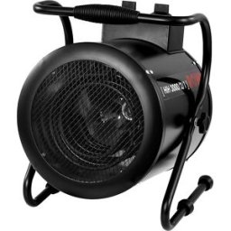kaiserkraft Aquecedor industrial, 3000 W, CxLxA 340 x 330 x 400 mm, Aquecedor industrial, 3000 W, CxLxA 340 x 330 x 400 mm. 2 níveis de aquecimento (1000/3000 W), assim como um nível de ventilação para o verão. Sem consumo de oxigénio (ao contrário do gás