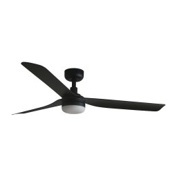 FARO 33815WT1S- Ventilador LED dimerizável PUNT M 18W/230V CCT diâmetro 132 cm preto WT + controlo remoto