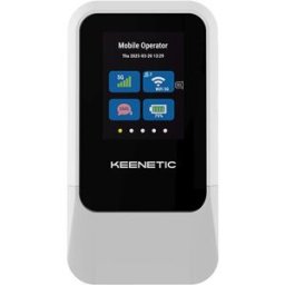 Keenetic Router Roamer 5G (KN-5210) 5G Hotspot com Wi-Fi 6 Branco Cinzento