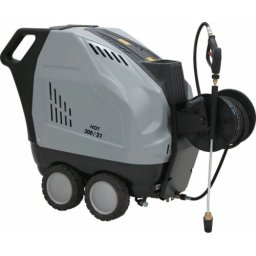 Lavadora de Alta Pressão Água Quente SCHNEIDER 380 V 200 bar 21 l/min 20 m com Enrolador