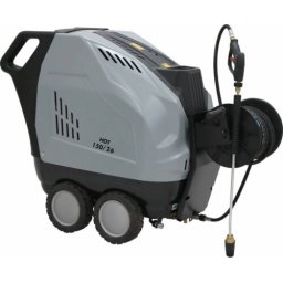 Lavadora de Alta Pressão Água Quente SCHNEIDER 380 V 150 bar 26 l/min 20 m com Enrolador