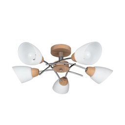 Spot-Light 8141574 - Candeeiro integrado VILETTA 5xE27/40W/230V
