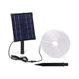 Aigostar - Fita solar LED RGB regulável LED/5W/3,2V 5+2m IP65 + CR
