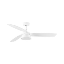 Lucci Air 513073 - Ventilador LED dimerizável BRONX LED/18W/230V CCT Ø 132 cm branco + comando remoto