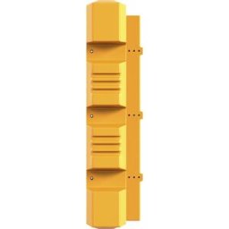 Ampere Rack Mammut Proteção para colunas Supreme , módulo de ampliação 100 - 150 mm, largura 125 mm, Proteção para colunas Supreme, módulo de ampliação 100 - 150 mm, largura 125 mm. PEAD robusto absorve os impactos de forma fiável. Montagem sem furos - po