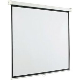 SMIT VISUAL Tela de projeção, fixa , formato da tela 1:1, superfície da tela LxA 1470 x 1530 mm, Tela de projeção, fixa, formato da tela 1:1, superfície da tela LxA 1470 x 1530 mm. Formato standard 1:1 para projetores de retroprojeção. Superfície em branc