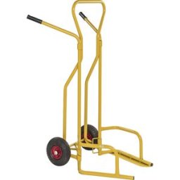 Kongamek Carrinho para pneus , capacidade de carga 200 kg, amarelo, a partir de 5 unid., Carrinho para pneus, capacidade de carga 200 kg, amarelo, a partir de 5 unid. Carrinho de mão para pneus para um transporte simples dos pneus. As rodas pneumáticas po