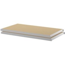 eurokraft basic Prateleira em placa de aglomerado, embalagem de 2 unid. , profundidade 786 mm, largura 1436 mm, Prateleira em placa de aglomerado, embalagem de 2 unid., profundidade 786 mm, largura 1436 mm.