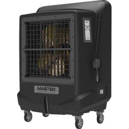 Master Climatizador evaporativo BC 121 S , 0,5 kW, tamanho do espaço 250 m², com 4 rodas orientáveis, preto, Climatizador evaporativo BC 121 S, 0,5 kW, tamanho do espaço 250 m², com 4 rodas orientáveis, preto. Refrigerador móvel com um rendimento de ar de