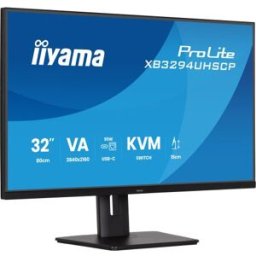 MONITOR IIYAMA, 32 PULGADAS, VA 4K BASE USB-C (95W), CONMUTADOR KVM, PUERTO LAN, COMPATIBILIDAD PIP/PBP - 1403571