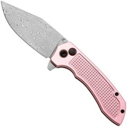Tenable Knives Entity B1036F4 Water Ripple Damascus, Rose Gold Aluminium, navalha, Nalu Boersma design