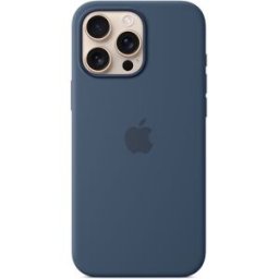 Capa Silicone iPhone 16 Pro Max c/ MagSafe (Azul Denim) - APPLE