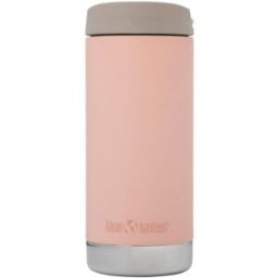 Klean Kanteen TKWide Insulated Coffee Tumbler Café Cap 1011146 Peach Parfait, garrafa térmica, 355 ml
