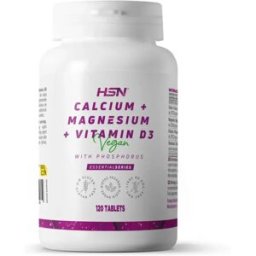 HSN Cálcio + magnésio + vitamina D3 - 120 tabs - Minerais - Tabletas - 60 Serviços
