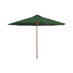 Fieldmann - Guarda-sol diâmetro 3 m verde/acácia