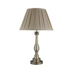 Searchlight EU4023AB - Lâmpada de mesa FLEMISH 1xE27/60W/230V