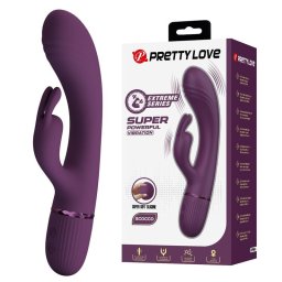 PRETTY LOVE - VIBRADOR COELHO RECARREGÁVEL ROCCO COM 10 FUNÇÕES - ROXO