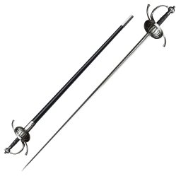 Cold Steel Rapier com Guarda de Concha Estriada 88CHR