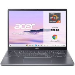 Acer Computador Portátil Chromebook Plus 514 CB514-3H com Google AI 14" WUXGA AMD Ryzen 3 7320C 8GB 128GB eMMC