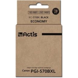 Tinteiro Compatível PGI-570Bk Canon (Preto) - ACTIS