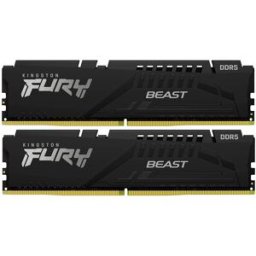 Memória RAM DIMM Fury Beast 128GB (2x64GB) DDR5-5600MHz (AMD Expo/Intel XMP) CL40 - KINGSTON