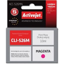 Tinteiro Compatível CLI-526M Canon (Magenta) - ACTIVEJET