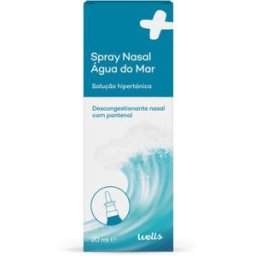 Wells Spray Nasal Descongestionante Água do Mar 20 ml