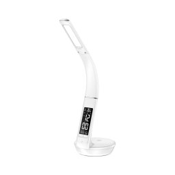 Retlux LED lâmpada dimm. c/ carreg. Qi e display LED/6W/230V 3000/4000/6000K