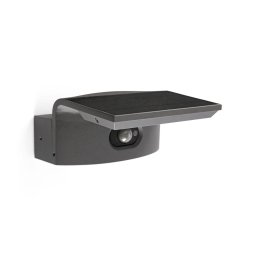 FARO 74456 - Aplique solar de parede com sensor LUMA LED/5W/3,7/230V IP65 antracite