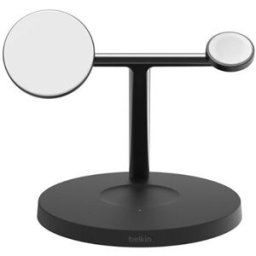 Belkin Base de Carregamento Wireless QI2 3 em 1 com MagSafe BOOST↑CHARGE Pro™ - Preta