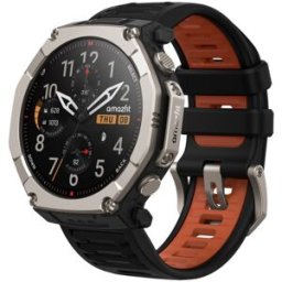 Amazfit T-Rex Ultra 2 GPS NFC 51mm AMOLED Titânio Preto Castanho Tamanho Único 10ATM