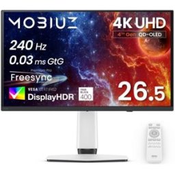 BenQ MOBIUZ EX271UZ Monitor QD-OLED 27" UltraHD 4K 240Hz 0,03ms