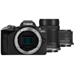 Canon EOS R50 24,2 MP WiFi + Lente RF-S 18-45mm IS STM + Lente RF-S 55-210mm IS STM
