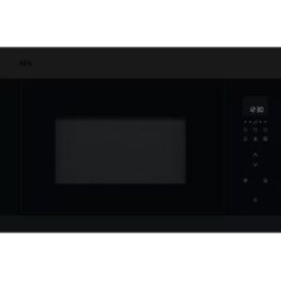 AEG MICROONDAS INTEG. 900W 26LT C/GRILL VIDRO PRETO MATE
