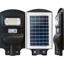 Projector LED 30W Branco F. 6000K 1500Lm a Bateria Solar c/ Sensor Movimento/Crepuscular IP65