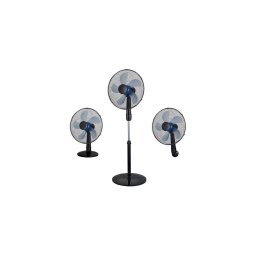 Ventilador de pé 3 em 1 50W/230V Ø 40 cm preto