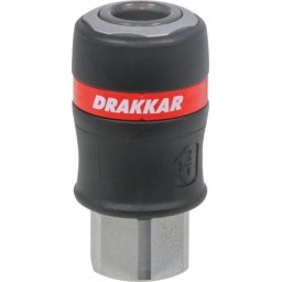 Raccord Rápido de Segurança Fêmea DRAKKAR 11mm Rosca 3/4
