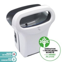 Secador de Mãos Elétrico Automático JVD Exp'Air Branco 600 m/s IP44 IK10