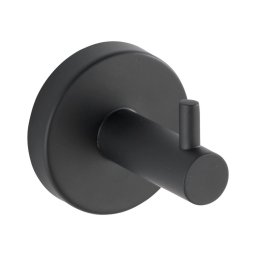 WENKO 24232100-Gancho BOSIO BLACK 5,5x5,5 cm aço inoxidável/prateado