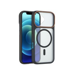 Capa Transparente e Preta com MagSafe iPhone 17 Pro 18 Pro