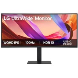 86,4cm/34" (3440×1440) LG 34U650A-B 21:9 IPS 5 ms 100Hz USB-C HDMI×2 DisplayPort USB-Hub KVM Curved Black