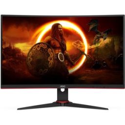 Monitor Curvo LED 24" C24G2AE/BK 165Hz 1ms FreeSync - AOC