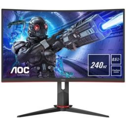 Monitor C27G2ZU LED 27" Full HD (Preto/Vermelho) - AOC