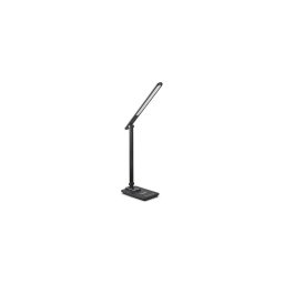 Lâmpada de mesa LED dimmável USB 9W 230V 3000K/4000K/5500K preta