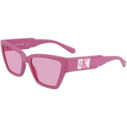 Óculos de sol Calvin Klein Jeans CKJ23624S Rosa/Vermelho-Púrpura Tamanho: 54X18 Rosa/Vermelho-Púrpura