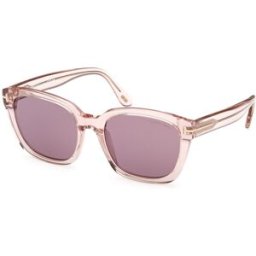 Óculos de sol Tom Ford HAYLAY FT1216 Rosa/Vermelho-Púrpura Tamanho: 53X19 Rosa/Vermelho-Púrpura