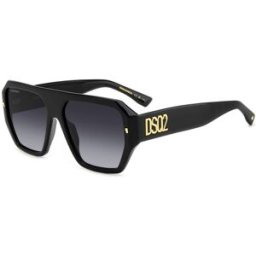 Óculos de sol Dsquared2 D2 0128/S Preto Tamanho: 58X16 Preto