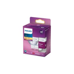 Conjunto de 2 lâmpadas LED Philips GU5,3/MR16/5W/12V 2700K