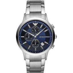 Giorgio Armani Relógio Analógico AR11164 43MM (Prateado) - ARMANI