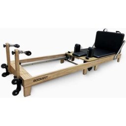 Boomfit Reformer Dobrável de Pilates em Madeira de Carvalho